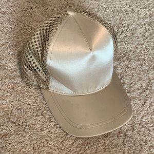 Gold SnapBack with mesh design